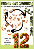 Vorschau - Mal- und Bastelvorlagen - Herbst Zahlen - 0 bis 30 | Finde den Zwilling | Spiel - Deckblatt