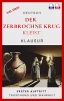 Vorschau - Arbeitsblätter - Klausur mit detailliertem EWH: H. v. Kleist – „Der zerbrochne Krug“ (1. Auftritt / Täuschung & Wahrheit) - Deckblatt
