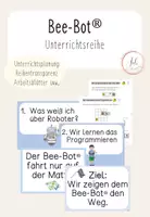 Vorschau - Unterrichtsreihen - Bee-Bot® Unterrichtsreihe - Materialpaket- - Deckblatt