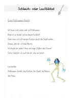 Vorschau - Arbeitsblätter - Halloween Schleich- oder Laufdiktat mit 5 Geschichten - Seite 3