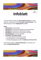 Vorschau - Unterrichtsreihen - Texte verfassen: Sequenz zum Textaufbau + Leistungsnachweis - Seite 1