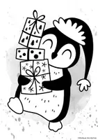 Vorschau - Arbeitsblätter - Erste Sätze und Geschichten: Pinguine an Weihnachten - Seite 3