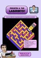 anteprima - Programmi scolastici / Materiali per docenti - ARTE: Disegna il tuo labirinto (incl. modello) - Pagina di copertina