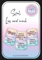 Vorschau - Spiele - Bewegungsspiel "Lies und mach" - Deckblatt