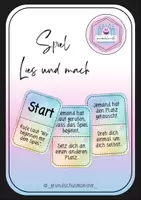 Vorschau - Spiele - Bewegungsspiel "Lies und mach" 2 - Deckblatt