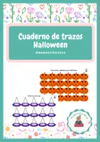 Vista previa - Hojas de trabajo - Cuaderno de trazos halloween - Portada