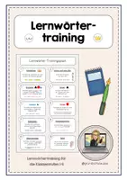 Vorschau - Arbeitsblätter - Lernwörtertraining (2. bis 4. Klasse) - Deckblatt