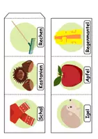 Vorschau - Arbeitsblätter - Leporello/Faltbuch Thema Herbst (Klasse 1 und 2) - Seite 2