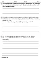 Vorschau - Arbeitsblätter - Die Unterhaltung der ungeborenen Zwillingspärchen im Mutterleib - Seite 3