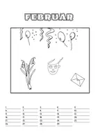 Vorschau - Mal- und Bastelvorlagen - Immerwährender Kalender zum Ausmalen mit vier Motiven pro Kalenderblatt - Seite 2