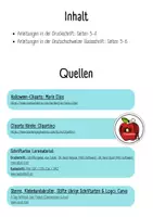 Vorschau - Mal- und Bastelvorlagen - Halloween - Wimpelkette basteln - Seite 1