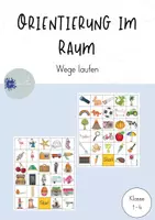 Vorschau - Spiele - Orientierung im Raum: Wege laufen - Deckblatt