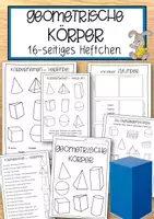 Vorschau - Anderer Materialtyp - Geometrische Körper – 16-seitiges Heftchen - Deckblatt