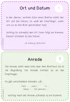 Vorschau - Merkblätter - Aufbau eines persönlichen Briefes - Gruppenpuzzle - Seite 3