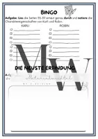 Vorschau - Arbeitsblätter - Lektüremappe_Total_irre - Deckblatt