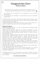 Vorschau - Stundenentwürfe - Klanggeschichten Ostern GS 1+2 - Seite 1