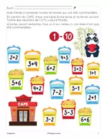 Aperçu - Cartes d'exercices - Cahier Passe-temps Panda - Page 1