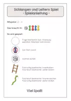Vorschau - Spiele - Würfelspiel: Schlangen und Leitern (De+Ma) - Seite 2