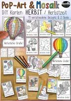 Vorschau - Arbeitsblätter - Heißluftballons - 🎈 Kreatives Materialpaket / Heißluftballon - Seite 1