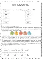 Vista previa - Hojas de trabajo - Pack de Conocimiento del Medio - página 3