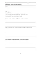 Vorschau - Klassenarbeiten - Klassenarbeit Fabel untersuchen 📚 Der Löwe und die Maus (Fragen zum Leseverständnis, Bausteine einer Fabel, Entscheidung begründen, Handlung reflektieren ,...) - Seite 2