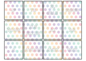Aperçu - Apprentissages en autonomie - Mémory - Avoir - Page de couverture
