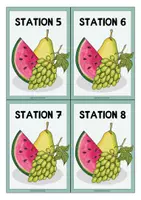 Vorschau - Stationenlernen - OBST & GEMÜSE Stationskarten - Seite 3