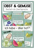 Vorschau - Spiele - OBST & GEMÜSE Ich habe - Wer hat - Deckblatt