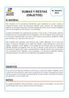 Vista previa - Tarjetas / Manipulativos - Pack de recursos matemáticos - Sumas y restas - página 1
