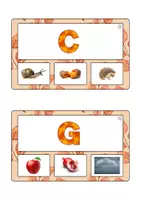 Vista previa - Tarjetas / Manipulativos - conciencia fonológica otoño - página 2