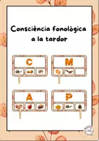 Vista previa - Tarjetas / Manipulativos - consciència fonològica tardor - Portada