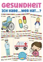 Vorschau - Spiele - Gesundheit / Krankheiten / Arzt "Ich habe ... wer hat ... ? Spiel - Deckblatt