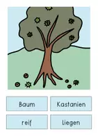 Vorschau - Arbeitsblätter - Bildgeschichte Kastanienhund - Seite 1