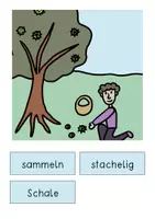 Vorschau - Arbeitsblätter - Bildgeschichte Kastanienhund - Seite 3