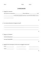 Vorschau - Arbeitsblätter - Leistungskontrolle Radioaktivität Kernphysik - Deckblatt