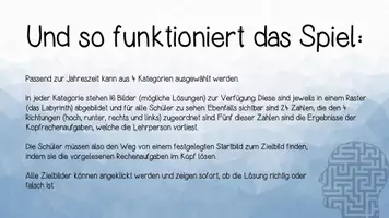 Vorschau - Spiele - Das Rechenlabyrinth - Interaktives Kopfrechenspiel - Seite 2