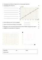 Vorschau - Arbeitsblätter - Klassenarbeit Bewegung Geschwindigkeit mit Lösungen - Seite 1