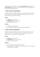 Vorschau - Arbeitsblätter - Subjekt- und Objektfragen im Englischen im Past Simple - Seite 1
