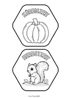 Vorschau - Mal- und Bastelvorlagen - Kreative Herbst Ausmalbilder für den Kunstunterricht (Klasse 3-6) – Ideal für Grundschule - Seite 3