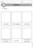 Vorschau - Arbeitsblätter - Autumn Fall Herbst Arbeitsblatt Leseverstehen differenziert - Englisch - Seite 2