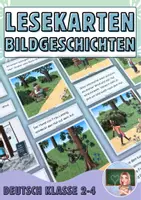 Vorschau - Fördermaterial/Inklusion - Bildgeschichten Lesekarten (2-fach differenziert) - Deckblatt