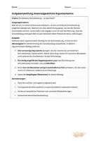 Vorschau - Arbeitsblätter - Klassenarbeit: materialgestützte Argumentation Klasse 7/8 Thema Schulkleidung - Seite 2