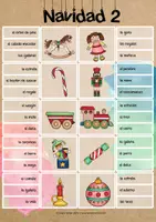 Vorschau - Bildkarten - Spanisch: ¿Cómo se dice? - Navidad - Klammerkarten - Seite 2