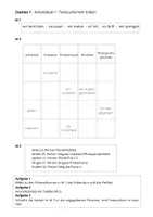 Vorschau - Arbeitsblätter - Stationenarbeit Grammatik mit Lösungsblättern - Seite 1