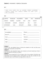 Vorschau - Arbeitsblätter - Stationenarbeit Grammatik mit Lösungsblättern - Seite 3