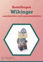 Vorschau - Mal- und Bastelvorlagen - Bastelbogen für Kinder: Wikinger - Deckblatt