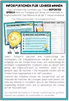 Vorschau - Arbeitsblätter - REPORTED SPEECH - Lerncenter / Lerntheke - Seite 1