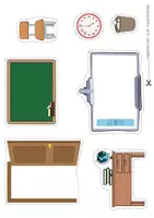 Vorschau - Spiele - Klassenzimmer: Spiele zum Wortschatz - Seite 1