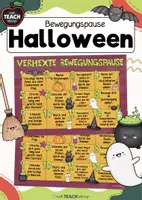 Vorschau - Poster - Bewegungspause - Halloween - Deckblatt