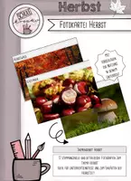 Vorschau - Fördermaterial/Inklusion - Fotokartei Herbst - Deckblatt